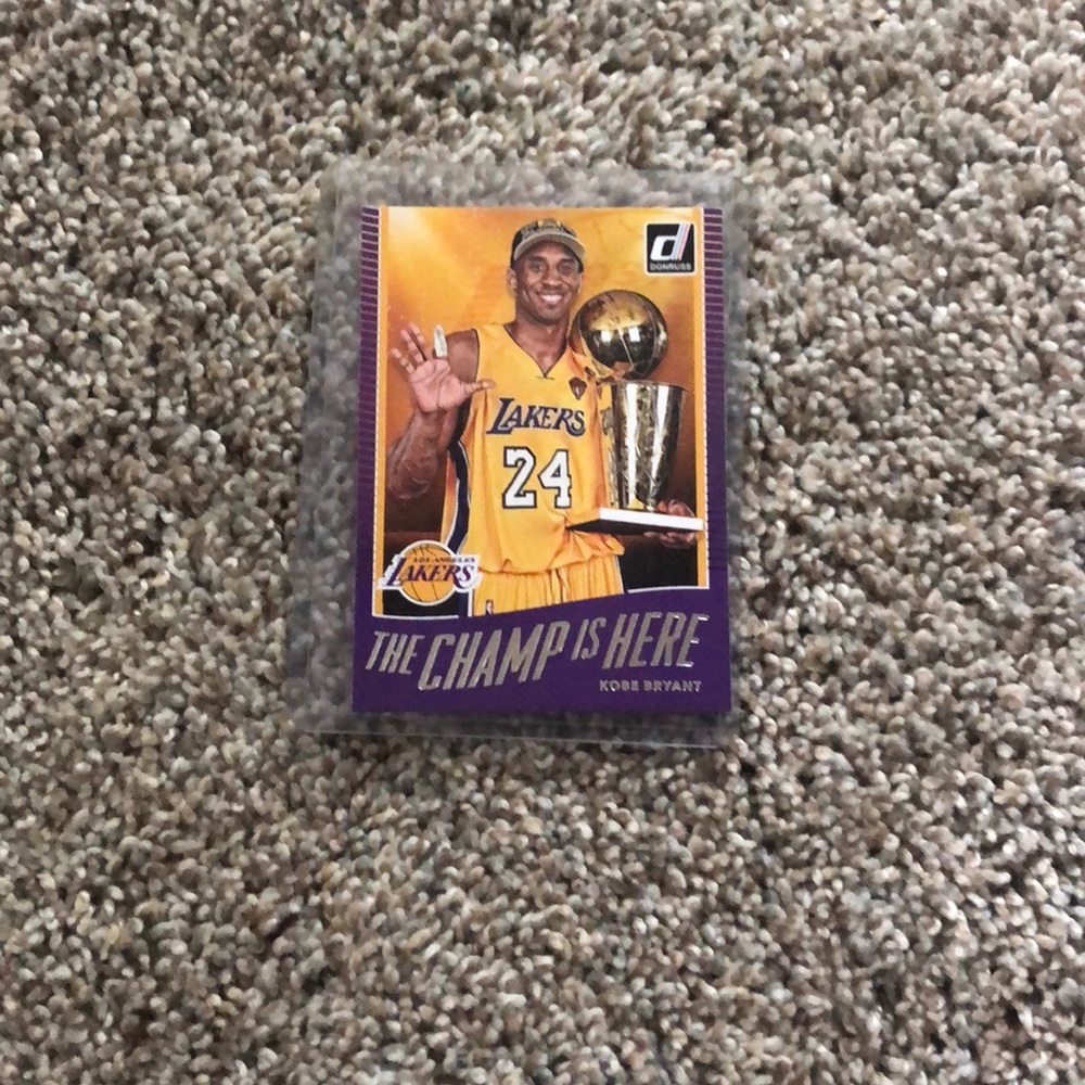 Kobe Bryant’s basketball card the camp is here